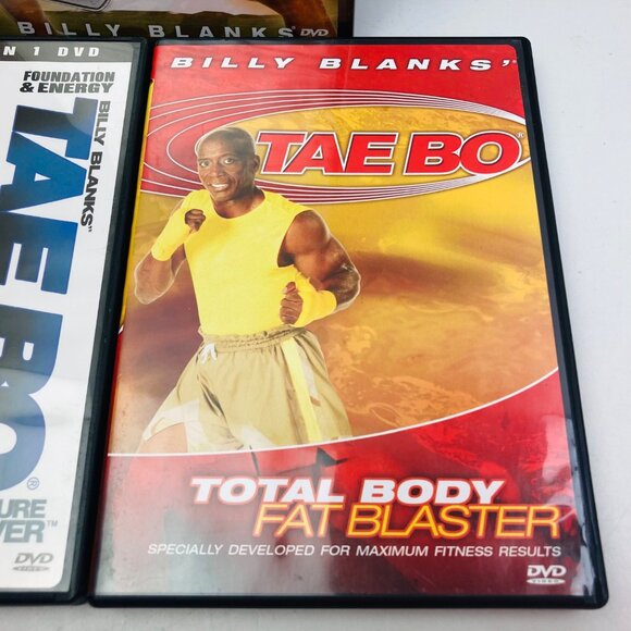 Billy Blanks Tae Bo 3 DVD Set - Foundation & Energy, Fat Blaster, AB Bootcamp - Picture 4 of 7